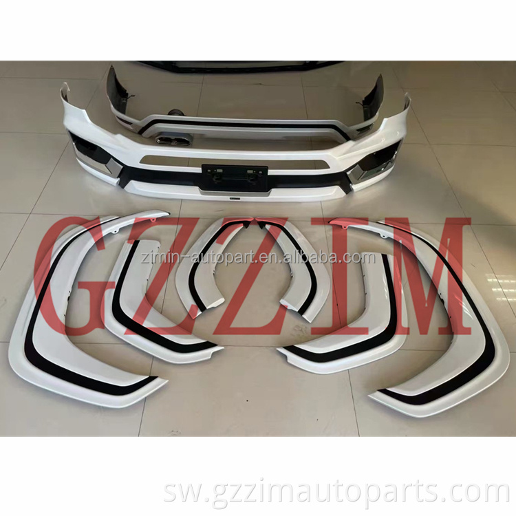 Sehemu za Mwili wa Gari Kits Grille Mbele na Nyuma za Bumper Fender Flares Kwa La*D Cruiser LC300 2019+